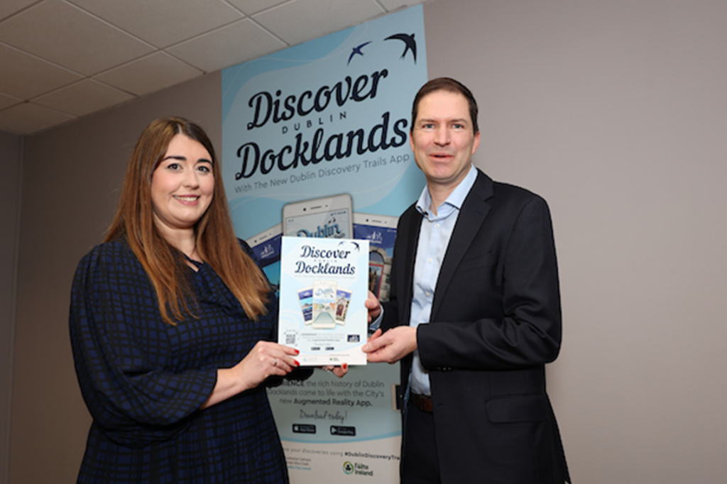 Peel X's Jessica Wright and professionals deliver interactive project in Dublin Discovery Trails.